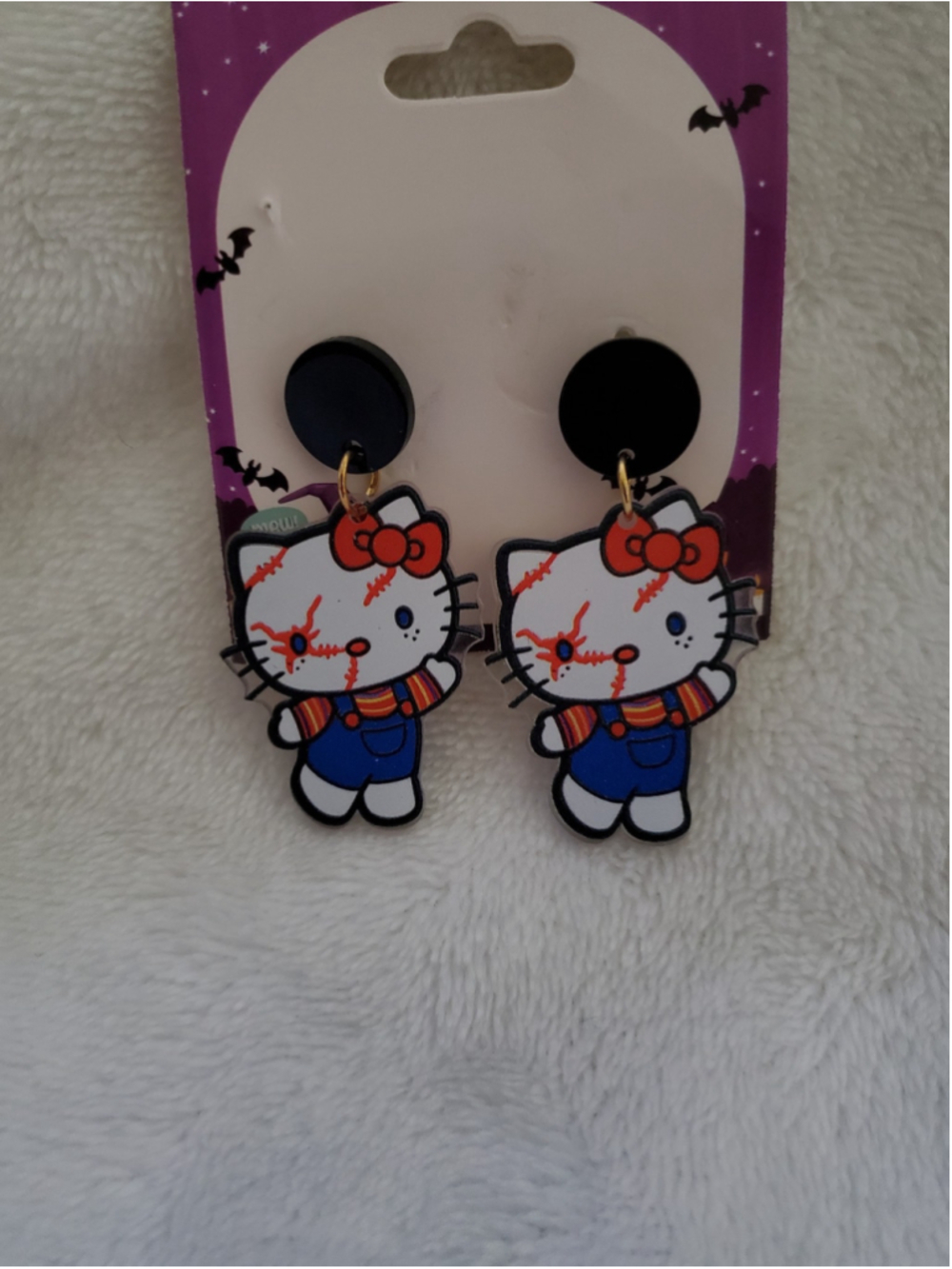 🎃Hello Kitty Chucky Earrings- OH what a delight or a fright 😱